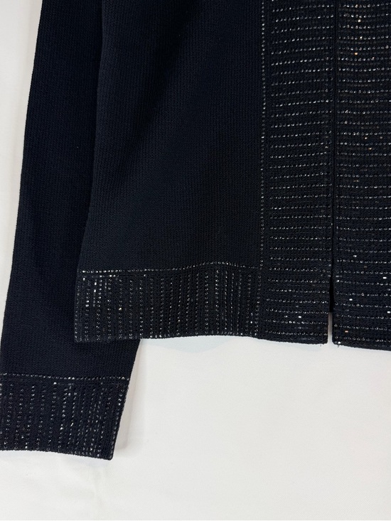 ST JOHN EVENING Women’s Size 10 Sweater Cardigan VINTAGE Embellished Made in USA - Picture 4 of 16